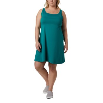 Columbia Jurken Dames, PFG Freezer III Plus Size LichtGroen, 13OLSHZPX